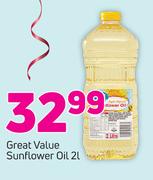 Great Value Sunflower Oil-2Ltr