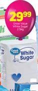 Great Value White Sugar -2.5kg