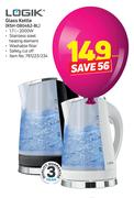 Logik Glass Kettle RSH-080462-BL-17.L