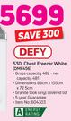 Defy 530L Chest Freezer White DMF456