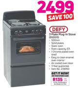 Defy 3 Plate Plug-In Stove DSS513