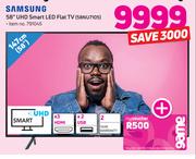 Samsung 58"(147cm) UHD Smart LED Flat TV 58NU7105