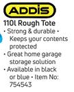 Addis 110Ltr Rough Tote-Each