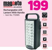 Magneto Rechargeable LED Lantern With Handle.