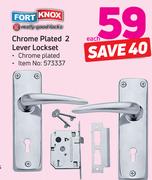 Fort Knox Chrome Plated 2 Lever Locks-Each