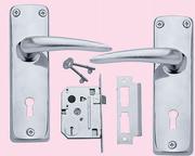 Fort Knox 3 Lever Chrome Plated Lockset