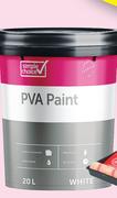 Simple Choice 20L Matt PVA White-Each