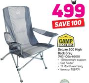 Camp Master Deluxe 300 High Back Grey F03-100A-860G