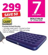 Camp Master Flocked Airbed Double