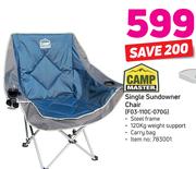 Camp Master Single Sundowner Chair F03-110C-070G