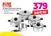 Bon Voyage 10 Piece Aluminium Pot Set-Per Set