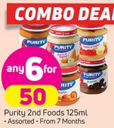 Purity 2nd Foods-6X125ml
