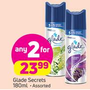 Glade Secrets-2X180ml