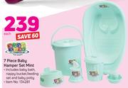 Baby Care 7 Piece Baby Hamper Set Mint-Each