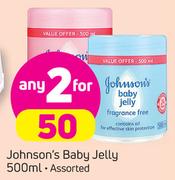 Johnson's Baby Jelly-2X500ml