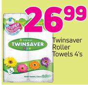 Twinsaver Roller Towels-4's