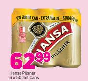 Hansa Pilsner Cans-6x500ml