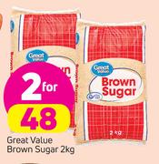 Great Value Brown Sugar-2x2kg