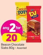 Beacon Chocolate Slabs-2x80g