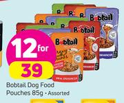 Bobtail Dog Food Pouches-12x85g