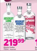Absolut Vodka-750ml