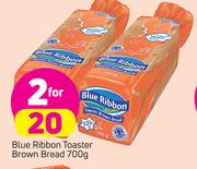 Blue Ribbon Toaster Brown Bread-2x700g