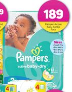 Pampers Active Baby Jumbo Pack