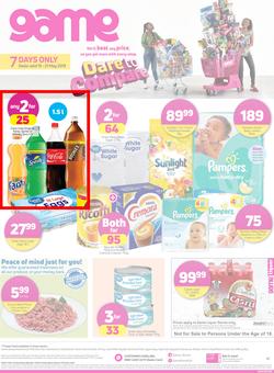 Game Cape Food : Dare To Compare (15 May - 21 May 2019), page 1
