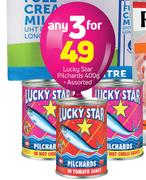 Lucky Star Pilchards Assorted-3 x 400g