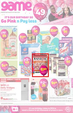 Game Cape Food : Go Pink n Pay Less (1 May - 7 May 2019), page 1