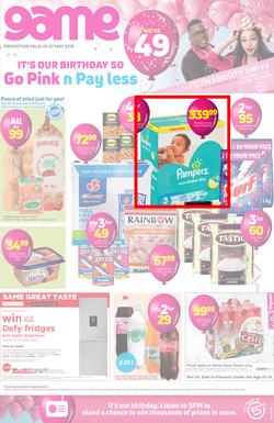 Game Cape Food : Go Pink n Pay Less (1 May - 7 May 2019), page 1