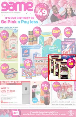 Game Cape Food : Go Pink n Pay Less (1 May - 7 May 2019), page 1
