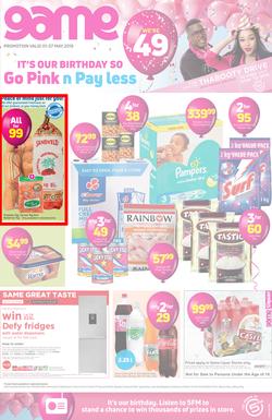Game Cape Food : Go Pink n Pay Less (1 May - 7 May 2019), page 1
