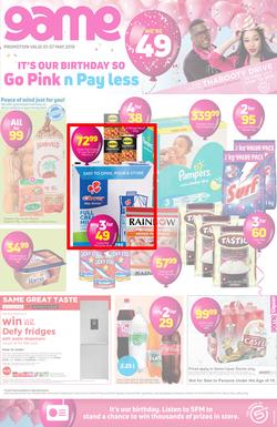 Game Cape Food : Go Pink n Pay Less (1 May - 7 May 2019), page 1