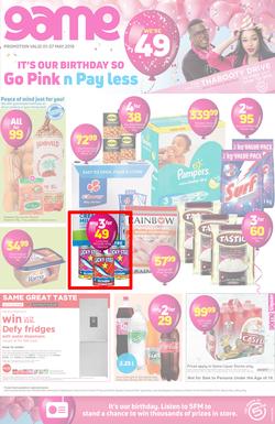 Game Cape Food : Go Pink n Pay Less (1 May - 7 May 2019), page 1
