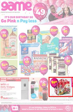 Game JHB Food : Go Pink n Pay Less (1 May - 7 May 2019), page 1