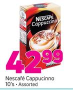 Nescafe Cappuccino Assorted-10s
