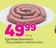Egte Braai Boerewors-Per Kg