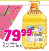 Great Value Sunflower Oil-5Ltr