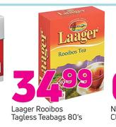 Laager Rooibos Tagless Teabags-80's