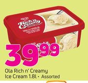 Ola Rich n Creamy Ice Cream Assorted-1.8Ltr