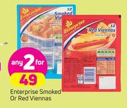 Enterprise Smoked Or Red Viennas-For Any 2