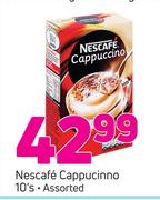 Nescafe Cappucino-10's