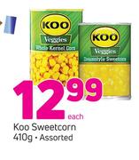 Koo Sweetcorn-410g Each