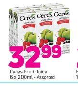 Ceres Fruit Juice-6x200ml