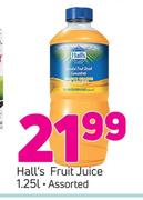 Hall's Fruit Juice-1.25Ltr
