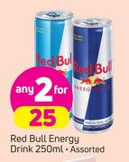 Red Bull Energy Drink Assorted-2 x 250ml
