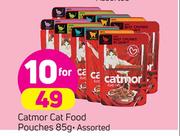 Catmor Cat Food Pouches Assorted-10 x 85g