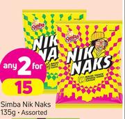 Simba Nik Naks Assorted-2 x 135g