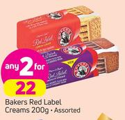 Bakers Red Label Creams Assorted-2 x 200g